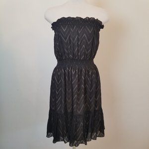 Rebecca Taylor strapless silk dress 4
